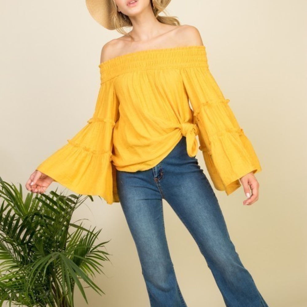 Off Shoulder Top - Picture 3 of 7